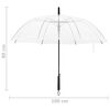 vidaXL Umbrelă, transparent, 100 cm