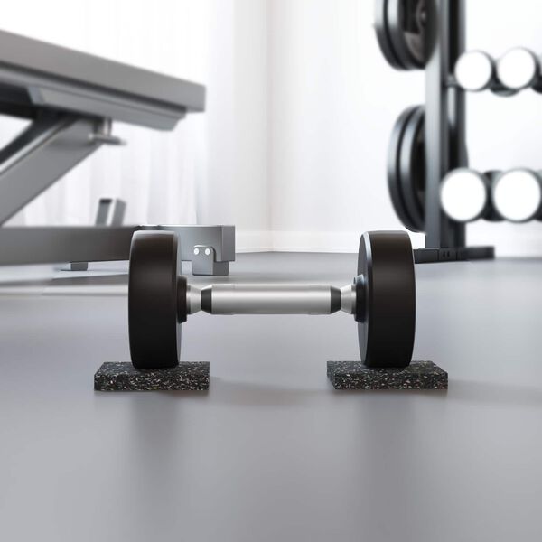 vidaXL Rolex din cauciuc Negru Cauciuc