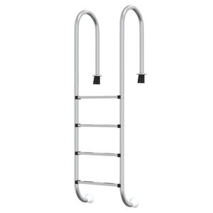 vidaXL Scară de piscină, 54x38x184,5 cm, oțel inoxidabil 304