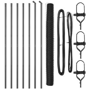 vidaXL St&acirc;lp de gard. Gri