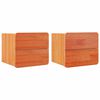 vidaXL Noptieră 2 buc. Maro 39 x 34 x 33 cm Lemn masiv de pin