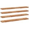 vidaXL Rafturi suspendate 4 buc. 140x20x4cm lemn masiv acacia netratat