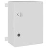 vidaXL Dulap de control Gri 37 x 16,5 x 40 cm Plastic ABS