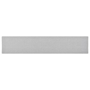 vidaXL Covor traversă, gri deschis, 80x400 cm