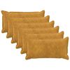 vidaXL Husă pentru pernă 6 pcs HOUTEN Galben 40 x 80 cm