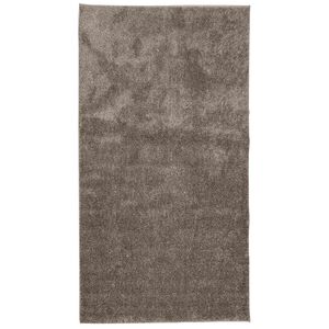vidaXL Covor ISTAN, cu fire &icirc;nalte, aspect lucios, gri, 80x150 cm