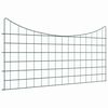 vidaXL Set gard pentru iaz 5 buc. 100 x 50 cm Oțel Verde