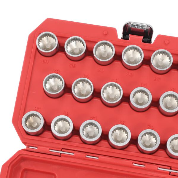 vidaXL Set de unelte blocare jante, 20 piese, pentru Porsche si VW