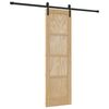 vidaXL Ușă glisantă natural 61 x 198,5 cm Lemn masiv de pin