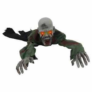 vidaXL Decorațiune de Halloween zombie SPOOKA Verde 110 x 50 x 21 cm