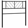 vidaXL Tăblie de pat de schimb metalică, negru, 100 cm
