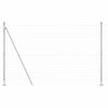 vidaXL Gard cu St&acirc;lp Argintiu 1,5 x 10 m Oțel