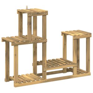 vidaXL Suport pentru plante Alb 90 x 25 x 73 cm Lemn Solid de Acacia
