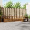 vidaXL Set de canapele de exterior 5 pcs natural Lemn Solid de Acacia