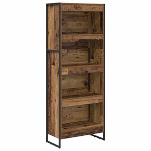 vidaXL Dulap pentru cărți 60 x 30 x 155 cm Lemn prelucrat Lemn Vechi