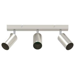 vidaXL Spot de tavan Nichel 38 x 6 x 16 cm Metal