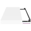 vidaXL Rafturi de perete, 4 buc., alb, 80 x 23,5 x 3,8 cm, MDF