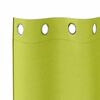 vidaXL Perdele Opaque cu Inel 2 pcs Verde 225 x 140 cm Poliester