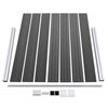 vidaXL Set panouri gard, 699x146 cm, negru, WPC