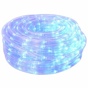 vidaXL Furtun luminos LED de Crăciun 240 LED-uri Albastru și 10 m