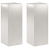 vidaXL Suport pentru plante 2 pcs Argintiu 40 x 40 x 100 cm Oțel