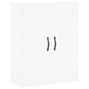 vidaXL Dulap montat pe perete, alb, 69,5x34x90 cm, lemn prelucrat