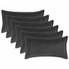 vidaXL Husă pentru pernă 6 buc. HOUTEN Gri &icirc;nchis 40 x 80 cm Boucl&eacute;