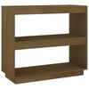 vidaXL Bibliotecă, maro, 80x35x71 cm, lemn masiv de pin