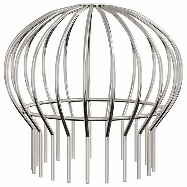 vidaXL Protecție pentru frunze de jgheab 8 pcs Argintiu 160 mm