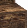 vidaXL Masă de Machiaj Stejar fumuriu 75,5 x 41 x 135 cm Lemn compozit