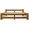 vidaXL Cadru de pat, maro miere, 160 x 200 cm, lemn masiv de pin