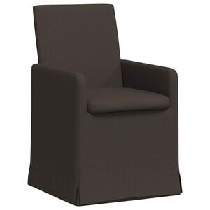 vidaXL Scaune de dining 2 buc. In Gri &icirc;nchis 57 x 67 x 95 cm