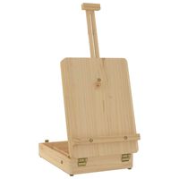 vidaXL Șevalet de masă, 27x43x68 cm, lemn masiv de pin