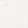 vidaXL Pat extensibil de zi, alb, 2x(80x200) cm, lemn masiv de pin