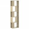 vidaXL Bibliotecă cu 5 niveluri stejar sonoma 45x23,5x162,5 cm lemn