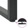 vidaXL Picioare de masă în formă de U, 2 buc., antracit, 80x(72-73) cm, oțel