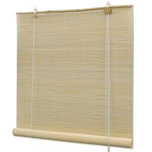vidaXL Jaluzea tip rulou, natural, 80x220 cm, bambus