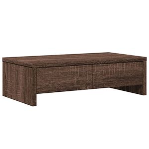vidaXL Suport monitor cu sertare stejar maro 50x27x15cm lemn prelucrat