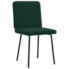 vidaXL Scaune de bucătărie, 6 buc., verde &icirc;nchis, catifea