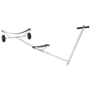 vidaXL Remorcă de barcă ajustabilă cu pneuri pneumatice 200 kg Load