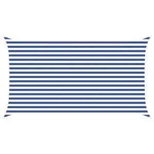 vidaXL P&acirc;nză de umbră Albastru și Alb 4,5 x 2,5 m