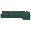 vidaXL Canapea modulară cu perne, verde &icirc;nchis, catifea