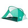 vidaXL Cort de plajă 2 persoane pop-up, verde marin, impermeabil