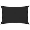 vidaXL P&acirc;nză parasolar, negru, 3x4,5 m, HDPE, 160 g/m&sup2;
