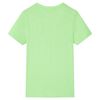 Tricou pentru copii, verde neon, 116