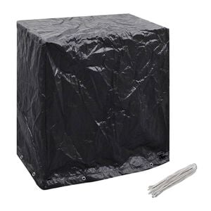 vidaXL Husă mobilier grădină masă tenis 2 buc, 8 ocheți, 160x55x182 cm