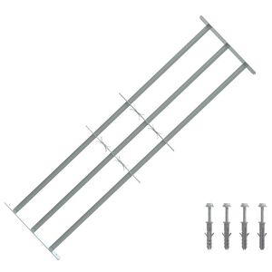 vidaXL Grilaj de Securitate pentru Feronerie cu 3 Bare &Icirc;ncuiate 3 pcs
