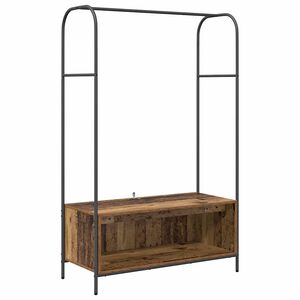 vidaXL Suport pentru H&acirc;rtie Stejar &icirc;nchis 100 x 44 x 160 cm