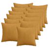 vidaXL Husă pentru pernă 12 pcs HEERLEN Galben 50 x 50 cm cord