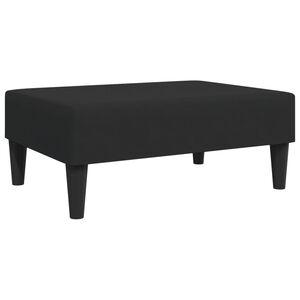 vidaXL Taburet, negru, 77x55x31 cm, catifea